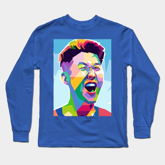 Heung Ming Son Long Sleeve T-Shirt by erikhermawann22